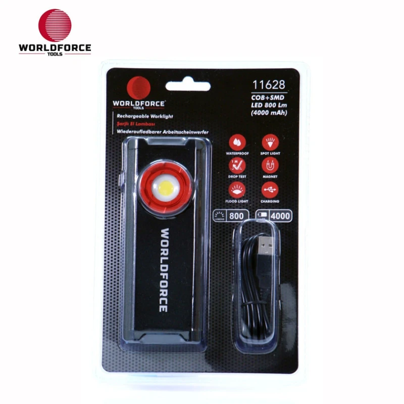 Фонарь Worldforce 11628, 4000 мАч, 800 лм