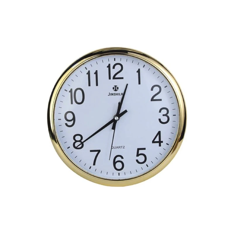 Divar saatı Avroluks AV-167, dairə, plastik, ağ/qızılı, 30 sm Divar saatı Avroluks AV-167, dairə, plastik, ağ/qızılı, 30 sm