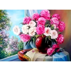 Картина по номерам Цветы 30х40 см Картина по номерам Цветы 30х40 см
