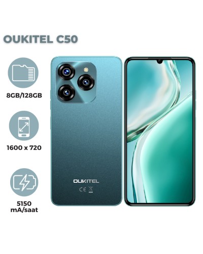 Smartfon Oukitel C50 8GB/128GB Green (6931940749923)