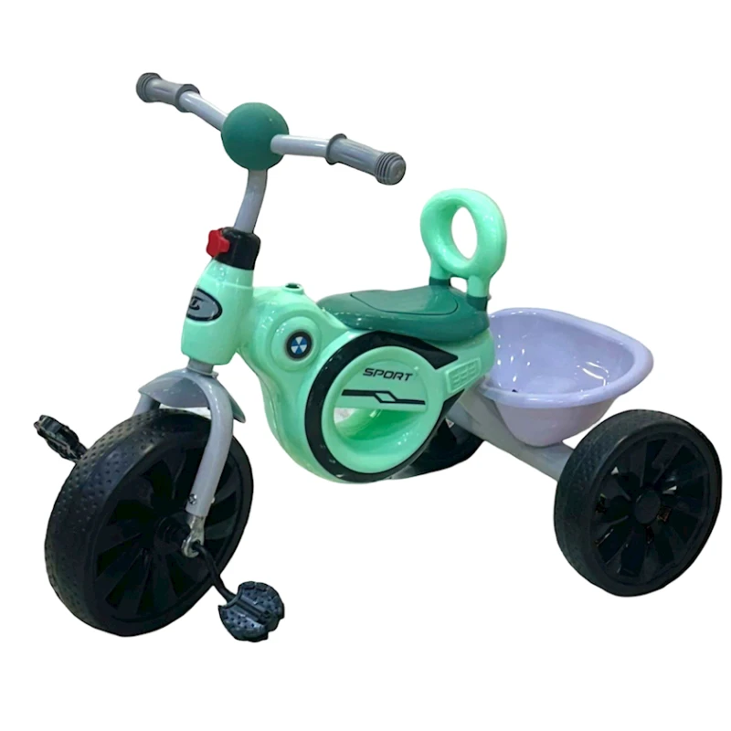 Uşaq üçün üçtəkərli velosiped FZ-740, açıq yaşıl