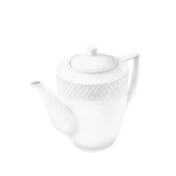 Кофейник Wilmax Diamond 880111-JV, фарфор, белый, 750 мл