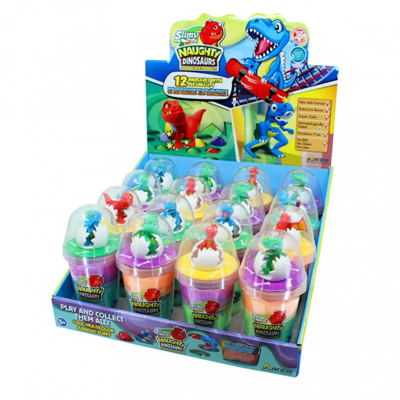 Слайм Slimy Dinosaur Collectible, 155 г, товар в ассортименте Слайм Slimy Dinosaur Collectible, 155 г, товар в ассортименте