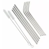 Набор трубочек, 10 шт, нержавеющая сталь, серебристый Набор трубочек, 10 шт, нержавеющая сталь, серебристый