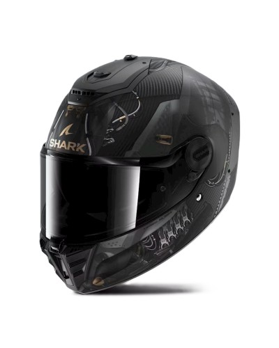 Motosikl dəbilqəsi Shark Spartan RS Carbon Xbot HE8158EDACM, ölçü M, qara