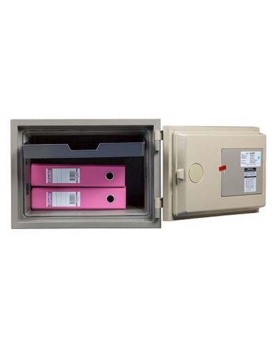Ofis seyfi Valberg FRS-36 KL, açar ilə, qəhvəyi, odadavamlı seyf, 360x480x430 mm