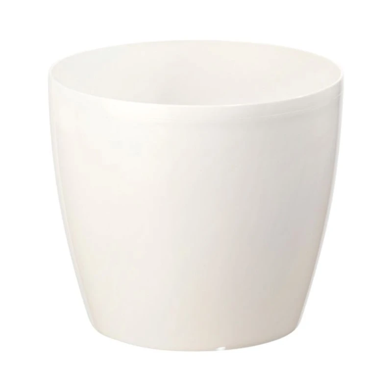 Горшок Lamela Magnolia 12 см, пластик, жемчужно-белый