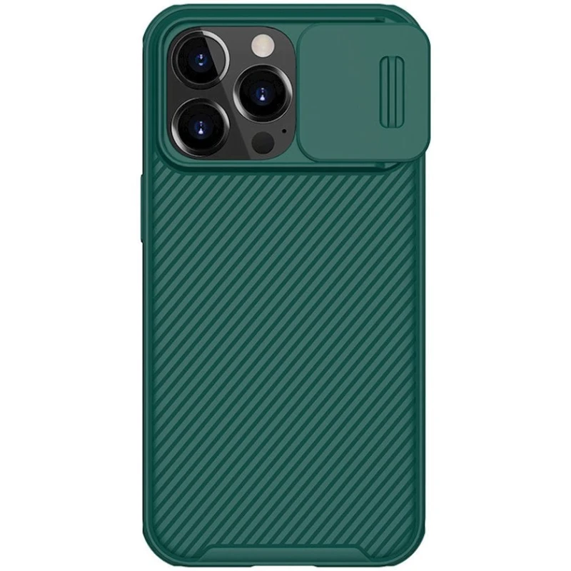 Чехол Nillkin CamShield Pro Case для Apple iPhone 13 Pro Deep Green Чехол Nillkin CamShield Pro Case для Apple iPhone 13 Pro Deep Green