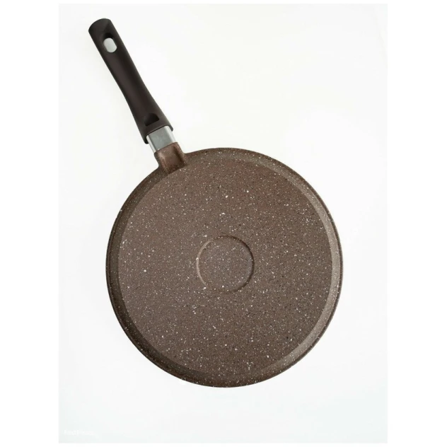Сковородка для блинов Vari Pietra BR53124, алюминий, коричневая, 24 см Сковородка для блинов Vari Pietra BR53124, алюминий, коричневая, 24 см