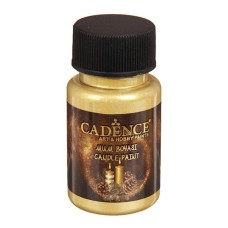 Şamlar üçün boya Cadence Candle Paint Silver Gold, 50 ml