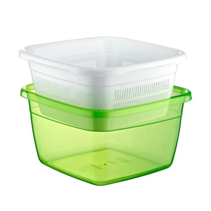 Kasa-süzgəc Hobby Life Emerald Square Yaşıl 6l