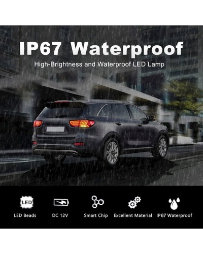 LED arxa işıqları 0592 KIA Sorento 2016-2018 üçün