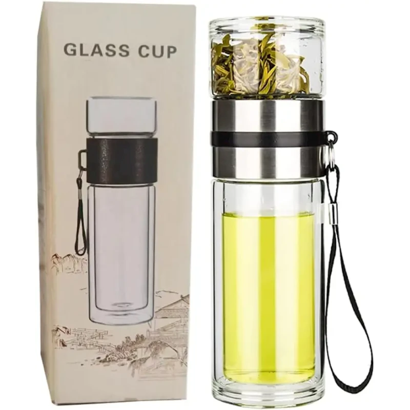 Termos 2000518769077, şüşə, şəfaf, 450 ml