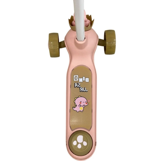 Детский самокат JJR Dino N900_pink, розовый