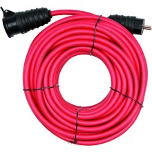 Uzadıcı Yato YT-8102, 40 m, 1-rozetkalı, qırmızı