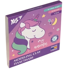 Пластилин Yes Glamour, 12 цветов