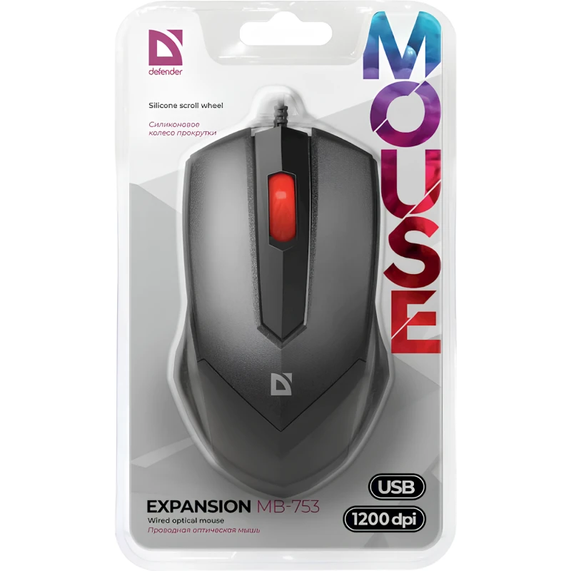 Мышь Defender Expansion MB-753 Black Мышь Defender Expansion MB-753 Black