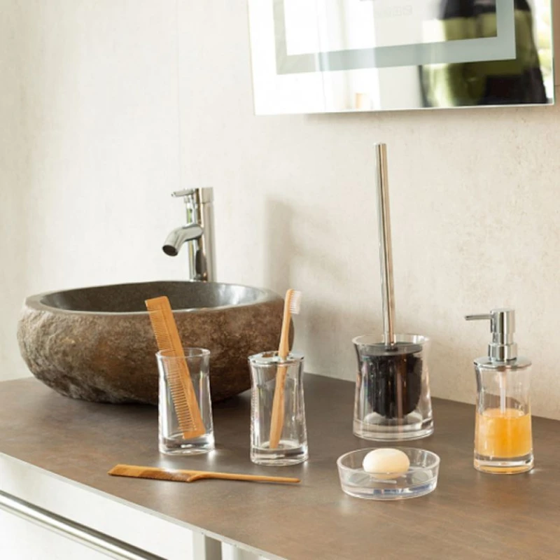 Дозатор для мыла Ridder Disco, 210 мл, прозрачный Дозатор для мыла Ridder Disco, 210 мл, прозрачный