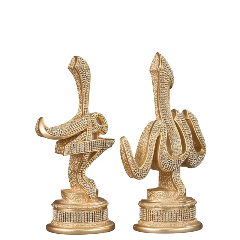 Heykəlcik Nakkas Boytu Allah Və Muhəmməd Yazısı Qaşlı