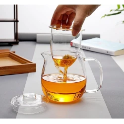 Заварной чайник smil_096 , стекло, прозрачный, 600 мл