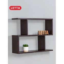 Полка Letta, коричневая, ЛДСП, 68х18х52 см