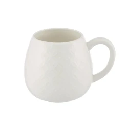 Кружка Gipfel Blanche 52101, фарфор, белая, 400 мл