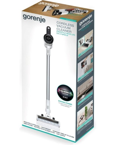 Simsiz vertikal tozsoran Gorenje SVC216FMLW