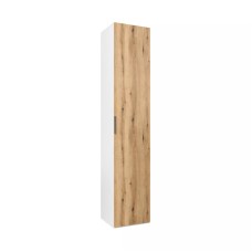 Şkaf Art Mebel 17, 210x50x45 sm, laminat, ağ/qəhvəyi