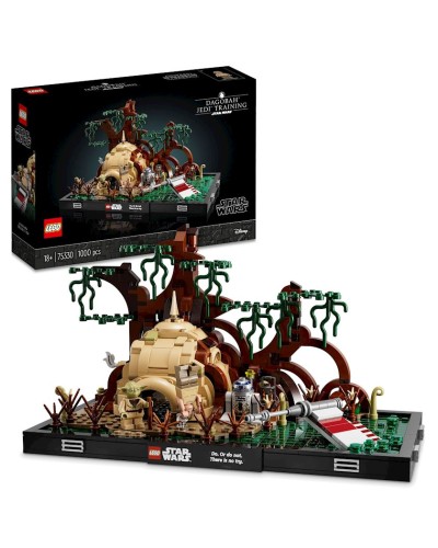 Konstruktor LEGO Star Wars Dagobah Jedi Training Diorama 75330, 18+ yaş, 585 hissə