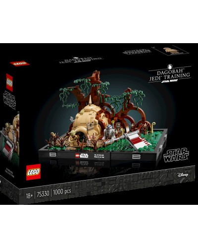 Konstruktor LEGO Star Wars Dagobah Jedi Training Diorama 75330, 18+ yaş, 585 hissə