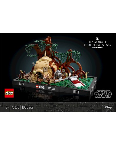 Konstruktor LEGO Star Wars Dagobah Jedi Training Diorama 75330, 18+ yaş, 585 hissə