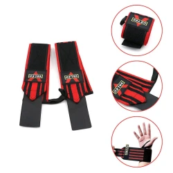 Суппорт запястья Valeo, 2 шт, черный/красный Суппорт запястья Valeo, 2 шт, черный/красный