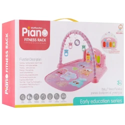 Музыкальный игровой коврик Piano 905, от 3 месяцев, розовый