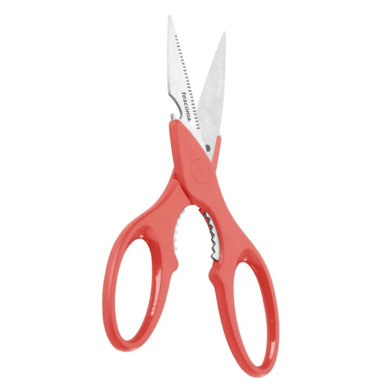 Qayçı Hom-me 101378, 22 sm, paslanmayan polad/plastik, qırmızı Qayçı Hom-me 101378, 22 sm, paslanmayan polad/plastik, qırmızı