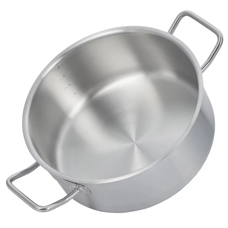 Qazan Gipfel Horeca 50717, paslanmayan polad, 24 sm, 4 l