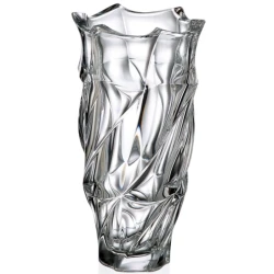 Ваза Hom-me 104350, 35х33 см, хрусталь, прозрачный