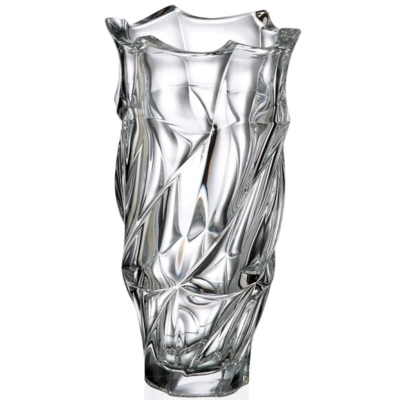 Ваза Hom-me 104350, 35х33 см, хрусталь, прозрачный