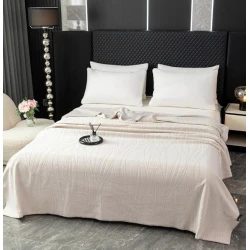 Покрывало MiraNova CTS-237, полутороспальное, бамбук, бежевое, 160х230 см Покрывало MiraNova CTS-237, полутороспальное, бамбук, бежевое, 160х230 см