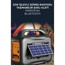 Bluetooth-динамик с микрофоном, 1 светодиодной лампой и фонариком Torima GTS-1768