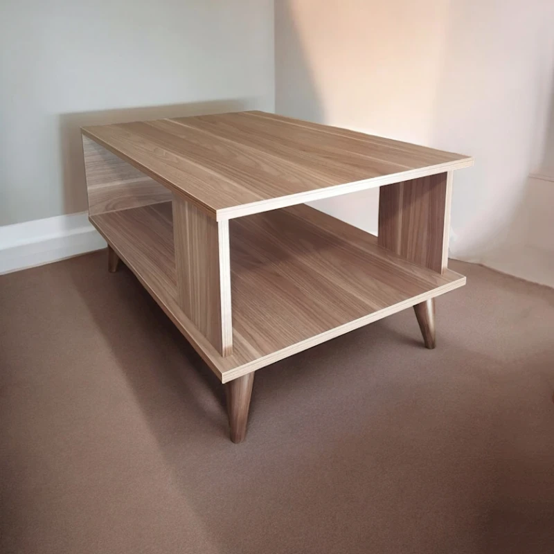 Журнальный стол Ev Plus 12115639, ЛДСП, коричневый, 90x60x45 см