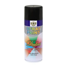 Аэрозольная краска Dukes Spray Paint, черная, 400 мл