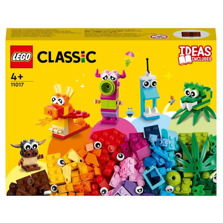 Конструктор LEGO Classic Creative Monsters 11017, 4+ года, 140 шт