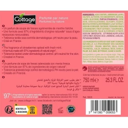 Гель-пена для душа Cottage Moisturizing Creme de Framboise, 750 мл