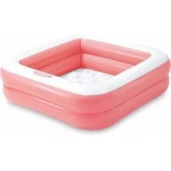 Надувной бассейн Intex H57225588100NP-4, 86x86x25 см, 57 л, розовый