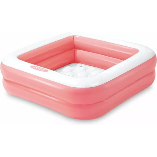 Надувной бассейн Intex H57225588100NP-4, 86x86x25 см, 57 л, розовый Надувной бассейн Intex H57225588100NP-4, 86x86x25 см, 57 л, розовый
