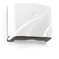 Диспенсер для салфеток Flosoft F177B, белый, пластик (TM.23770)