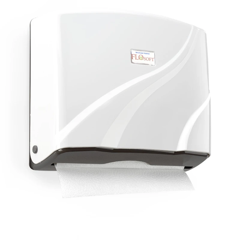Диспенсер для салфеток Flosoft F177B, белый, пластик (TM.23770) Диспенсер для салфеток Flosoft F177B, белый, пластик (TM.23770)