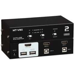 Свитч MT-VIKI MT-2102Hl - 2 Port Auto HDMI KVM Switch (With Cable)