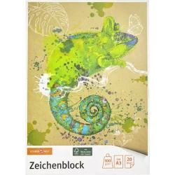 Bloknot Schreibwelt 061791, A3, 20 vərəq, Rəngbərəng