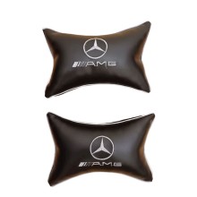 Yastıq avtomobil üçün AMG, 28x20 sm, qara
